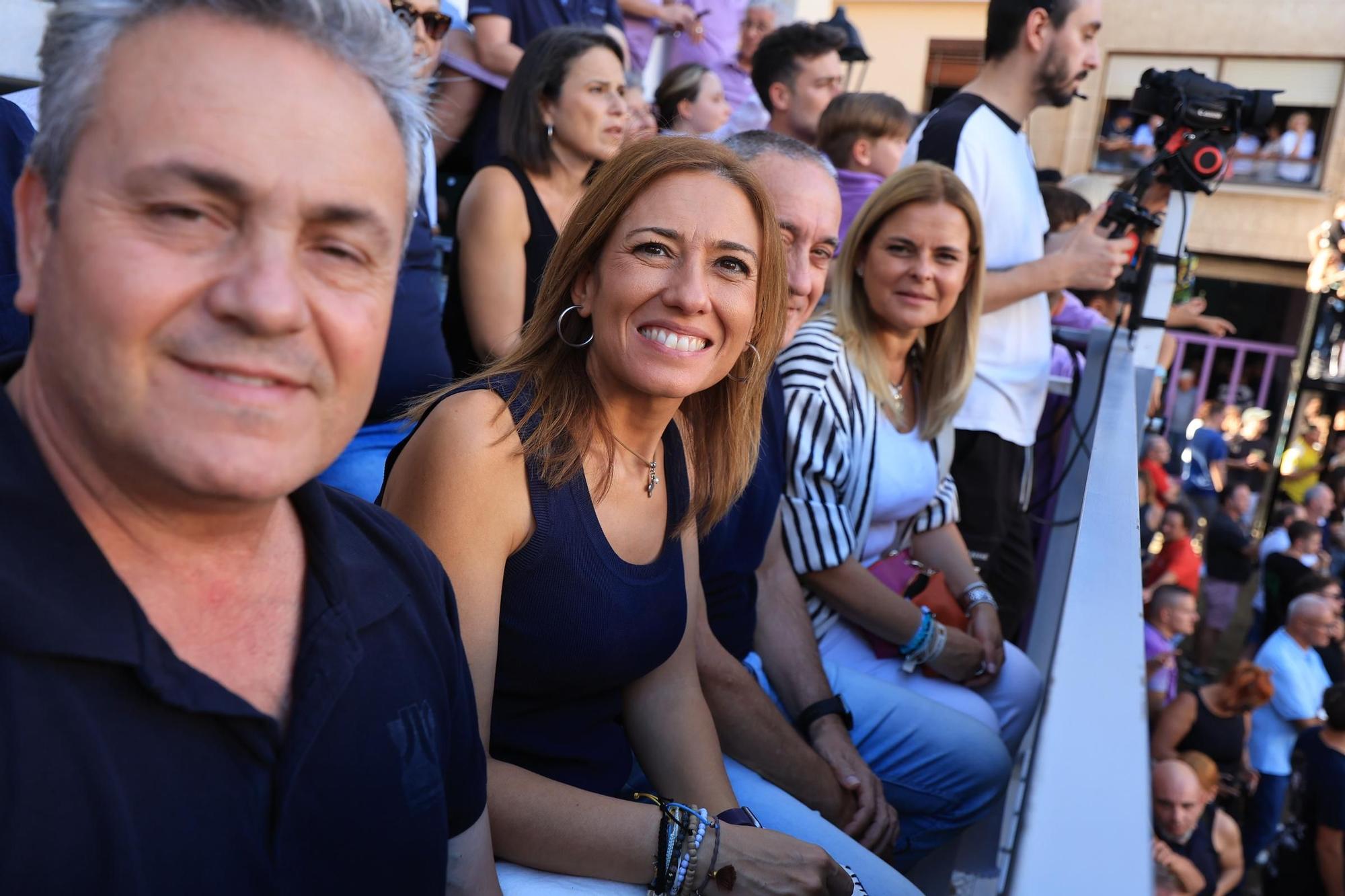 Las imágenes del primer encierro y de las exhibiciones taurinas de las fiestas de Almassora