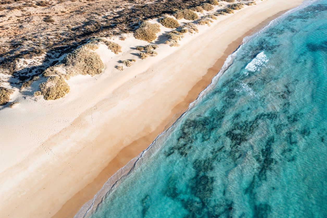 La costa de Ningaloo en Australia