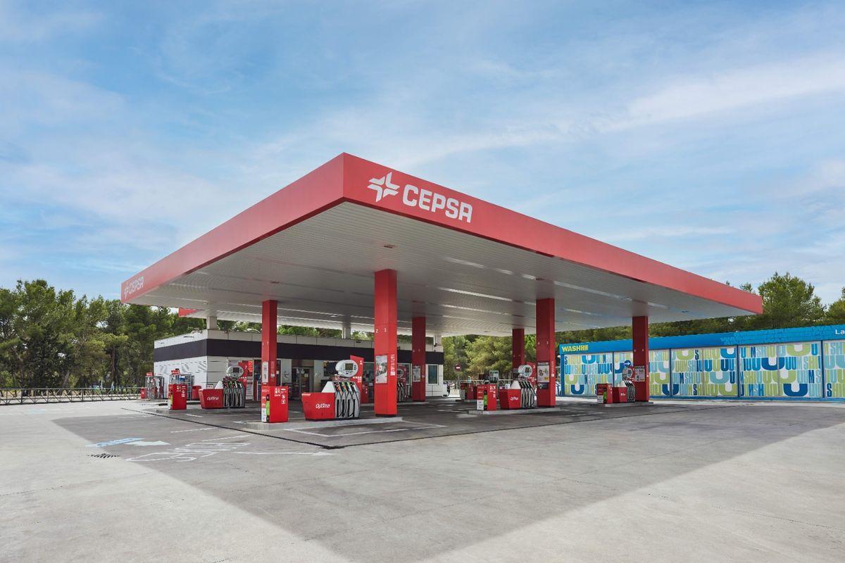 Estación de servicio Cepsa.