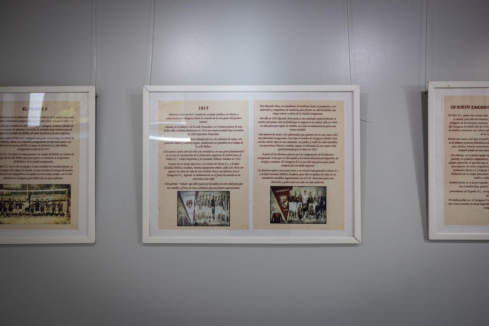 Exposición Centenario del Real Zaragoza Tomate