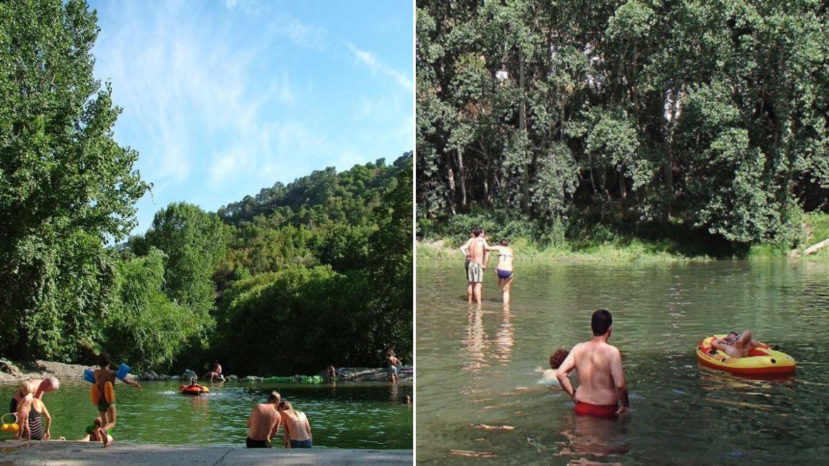El Charco Puente de San Juan, una de las piscinas naturales más visitadas de Málaga