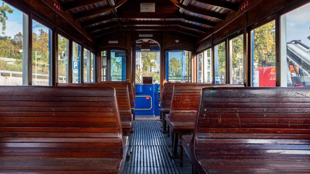 Interior del Tramvia blau