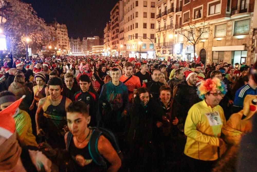 Participantes en la San Silvestre de Valencia