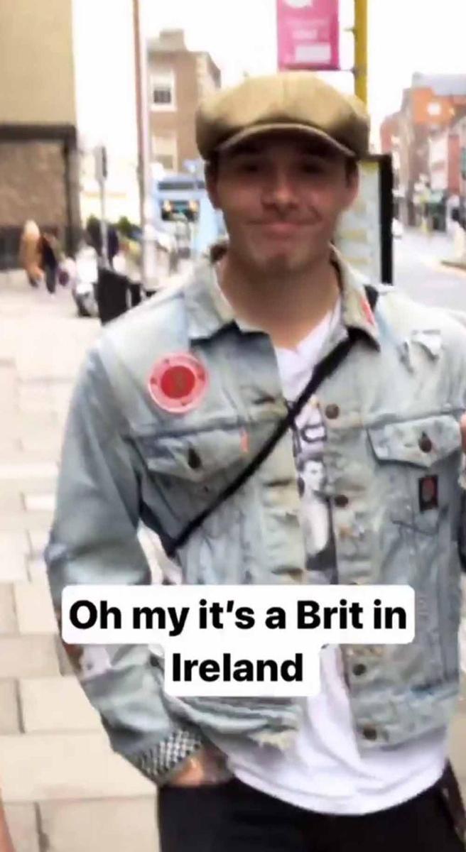 Brooklyn Beckham en Irlanda