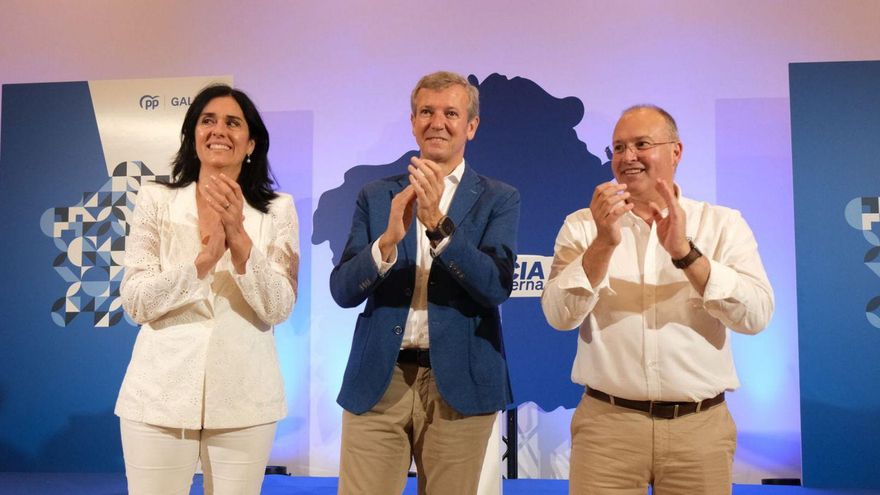 Rueda saca pecho ante Tellado: «Galicia funciona»