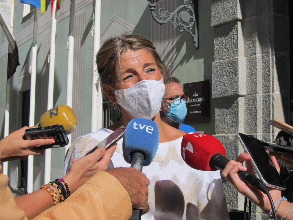 La vicepresidenta segunda del Gobierno y ministra de Trabajo y Economía Social, Yolanda Díaz.