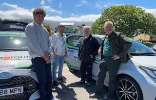 El Oriente a la carrera: Antonio Trevín participó ayer como copiloto en el Eco Rallye de Llanes