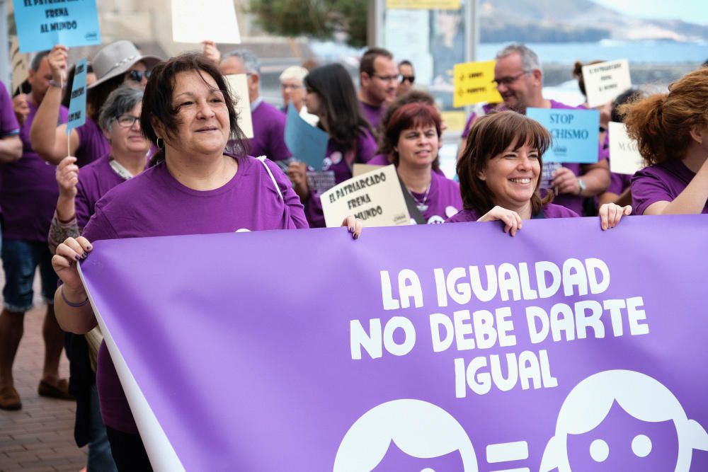 Marcha por la Igualdad de Género en Las Palmas de Gran Canaria