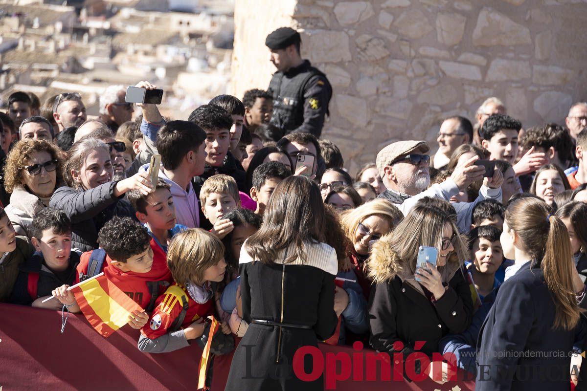 Visita de los reyes de España a Caravaca (explanada de la Basílica)