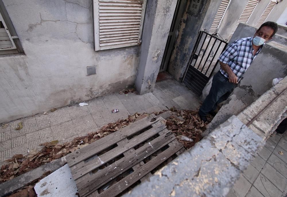 Viviendas de las barriadas de La Candelaria.