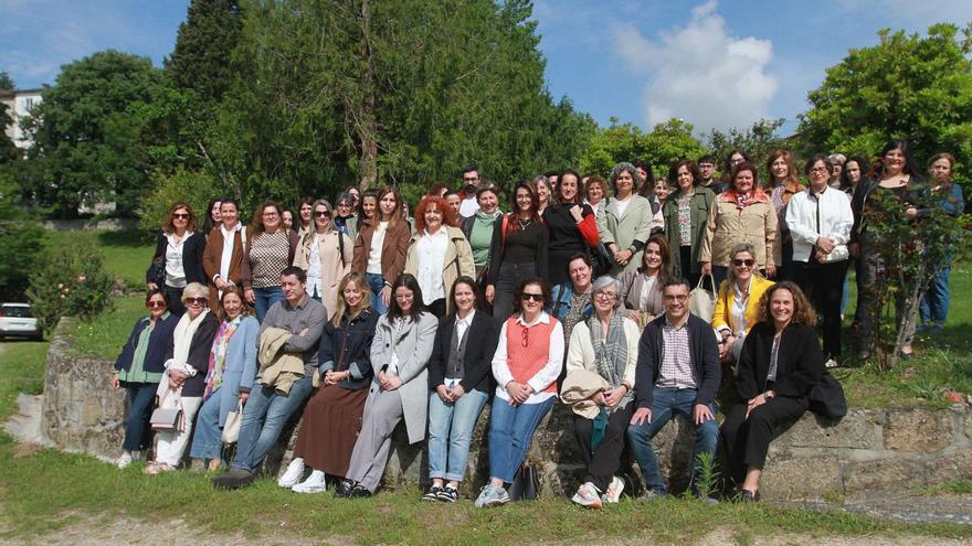 Las trabajadoras sociales de 91 concellos se dieron cita en el Pazo de Guizamonde.
