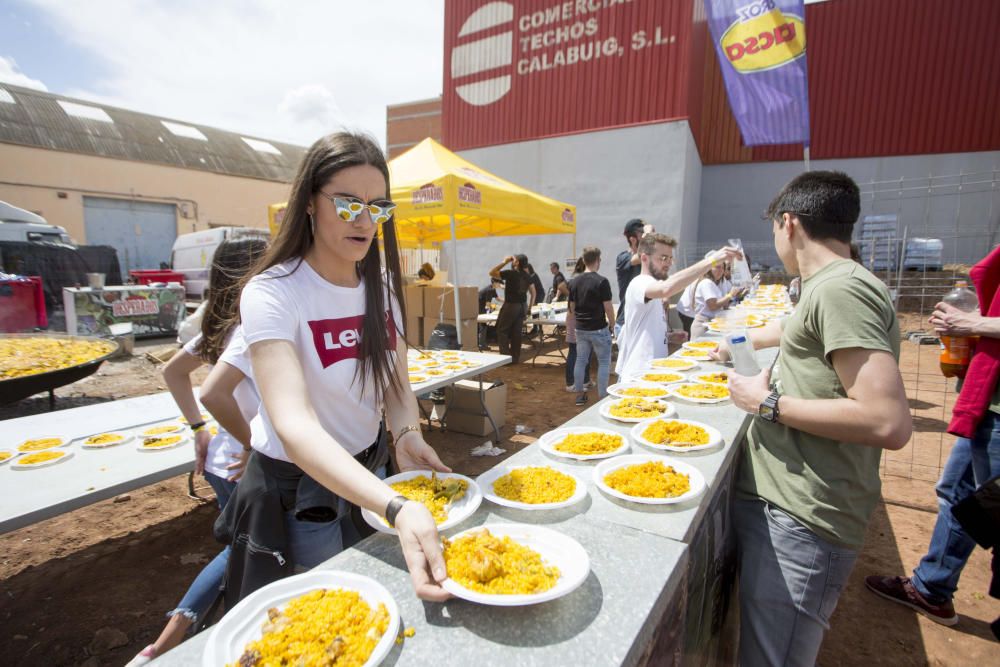 Paellas Universitarias en Moncada 2018