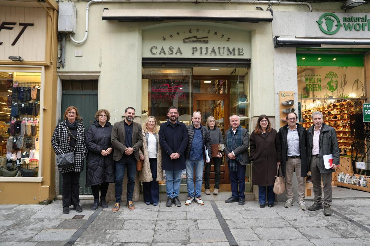 L'acte de reconeixament a Casa Pijaume.