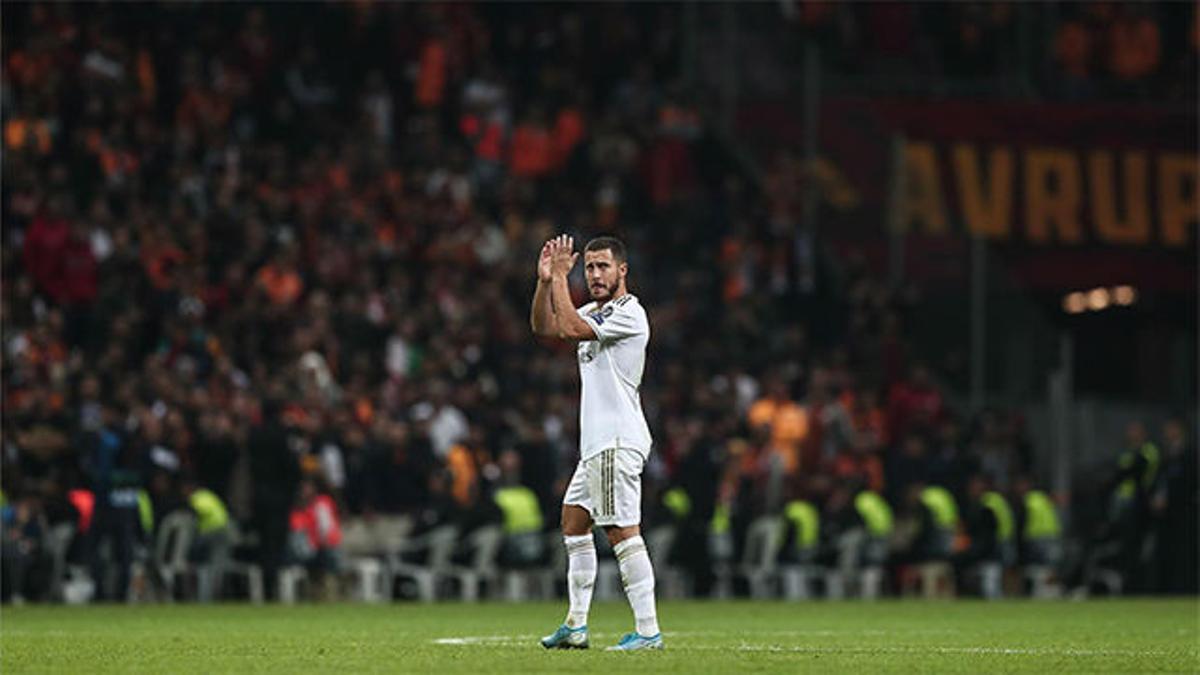 Hazard jugó en Galatasaray su mejor partido con el Real Madrid