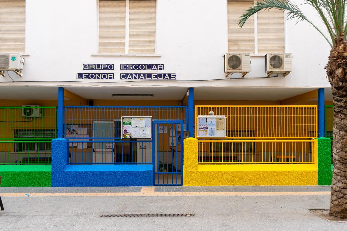 El colegio Leonor Canalejas de Benidorm.