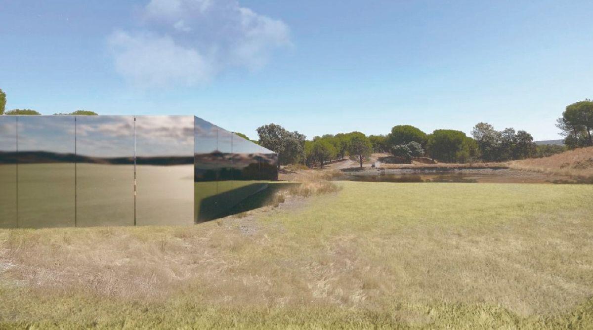 Recreación del observatorio astronómico que se construirá en los Montes Comunales de Adamuz.