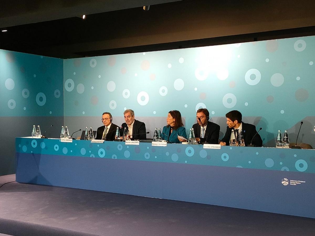 Imagen de la reunión de Conferencia de Regiones Periféricas y Marítimas que se celebra este miércoles en Malta.