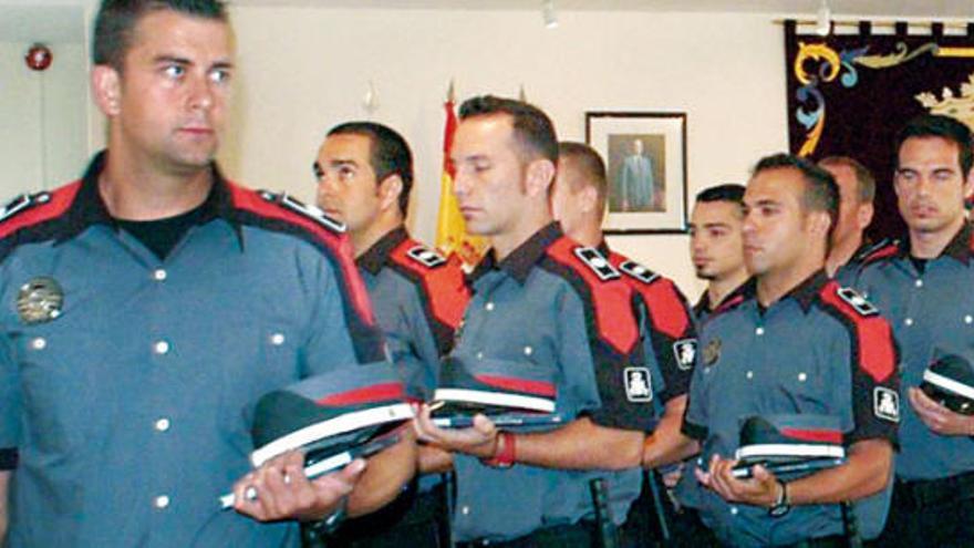 Presentación de la Policía Canaria en Arrecife.
