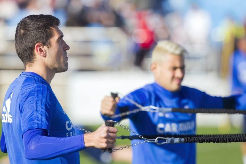 Entrenamiento de puertas abiertas del Real Zaragoza