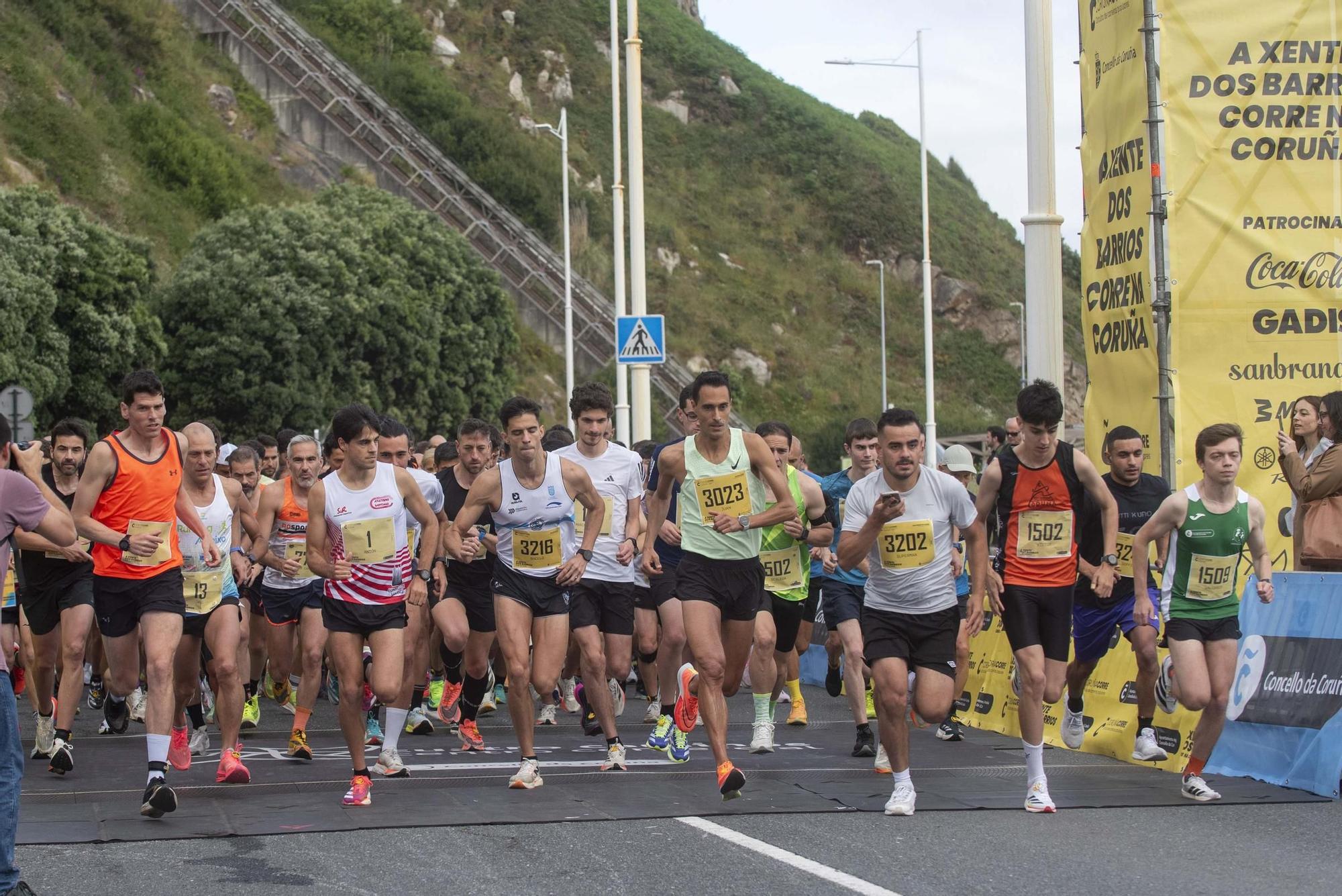 Pablo Bocelo y Vanessa Hervada ganan la carrera popular de Os Rosales