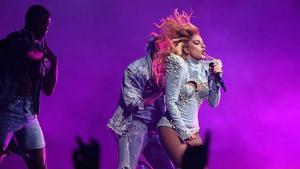 Una imagen de Lady Gaga en un concierto de Vancouver.