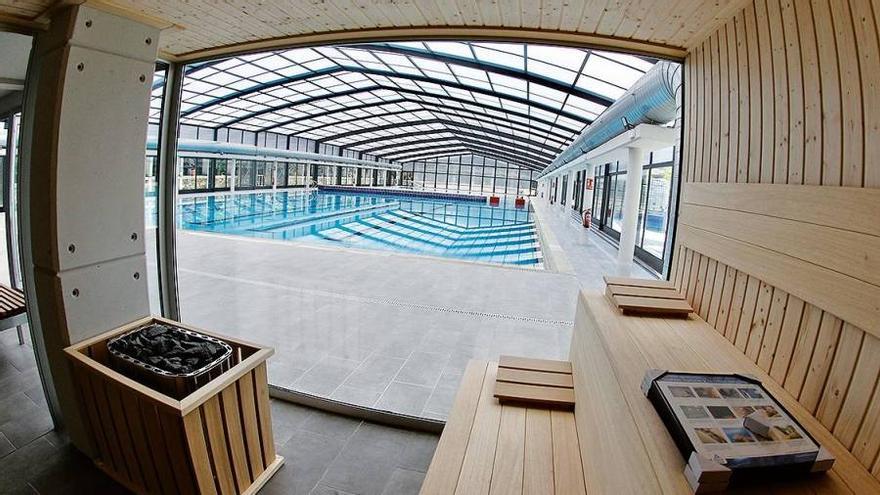 A piscina Fontes do Sar, dispoñible en formato estival ata o 15 de setembro