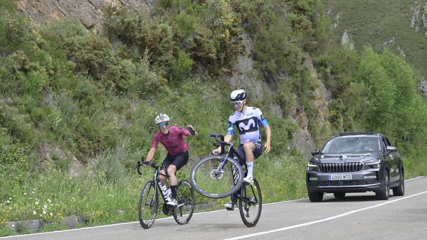 El ciclista asturiano del Movistar Pelayo Sánchez, tras su lesión: &quot;Fue muy duro estar sin competir&quot;