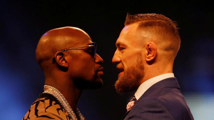 Careo al rojo vivo entre Conor McGregor y Floyd Mayweather Jr