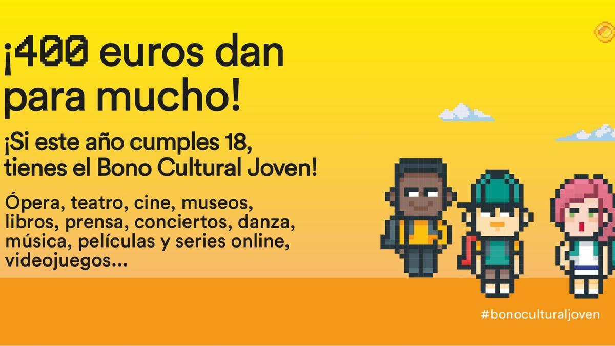 &quot;400 euros dan para mucho&quot;, anuncio del Bono Cultural Joven por parte del Ministerio de Cultura y Deporte.