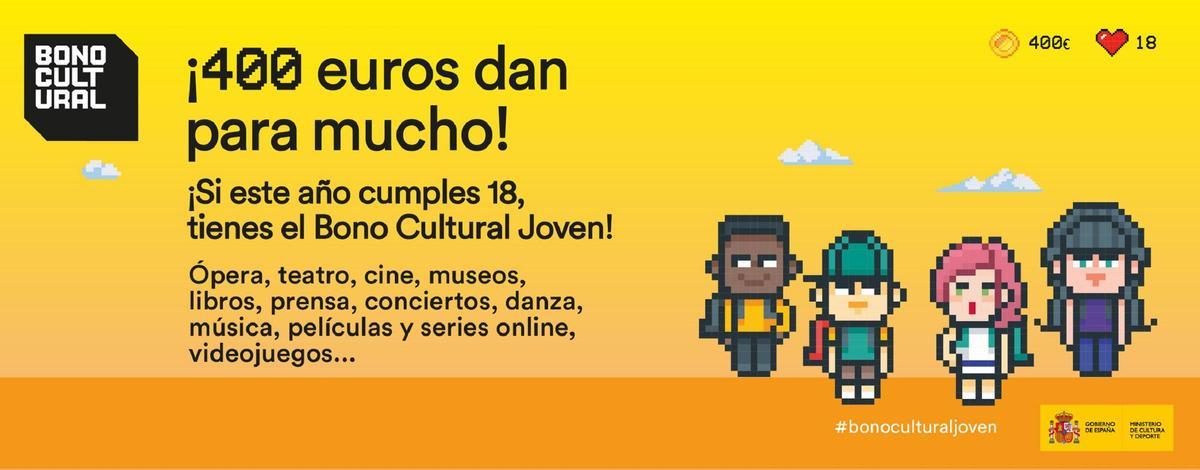 "400 euros dan para mucho", anuncio del Bono Cultural Joven por parte del Ministerio de Cultura y Deporte