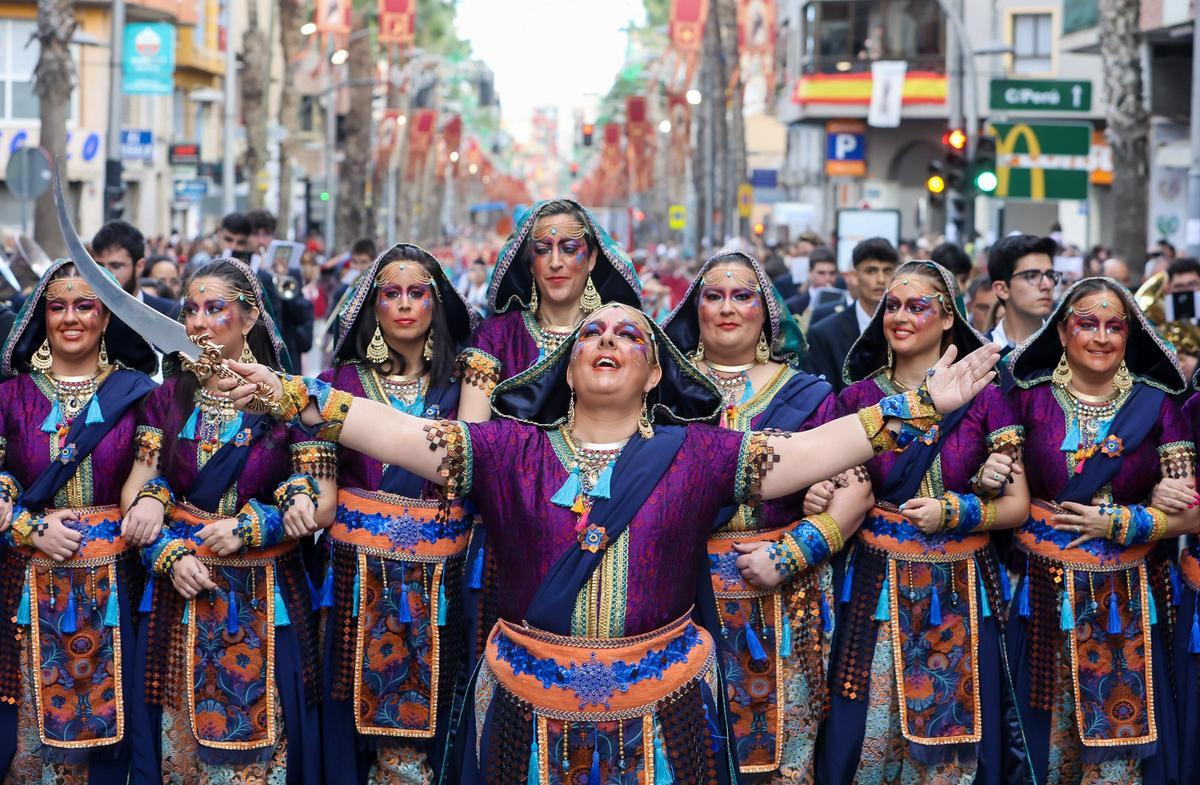 Entrada del bando Moro por las fiestas de San Vicente del Raspeig