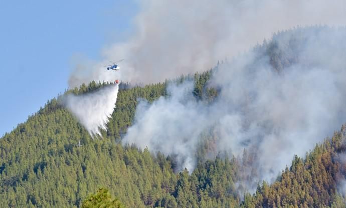 10-08-2019 ARTENARA. Incendio en la cumbre de Gran Canaria  | 10/08/2019 | Fotógrafo: Andrés Cruz