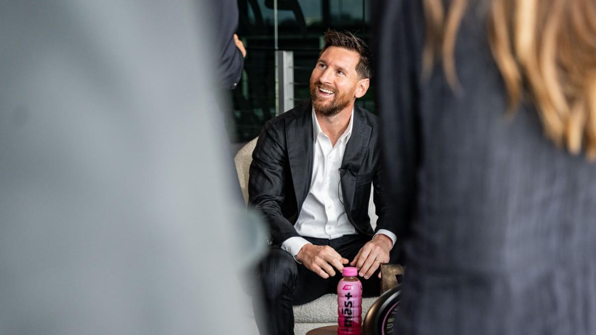 Leo Messi, durante sus explicaciones