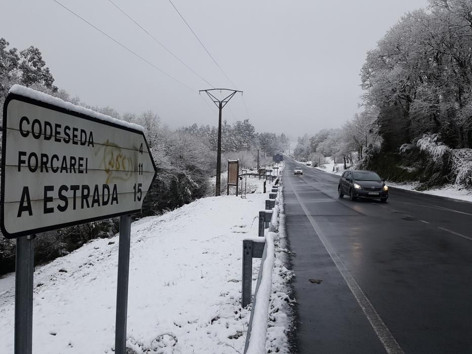 Temporal de nieve en Galicia