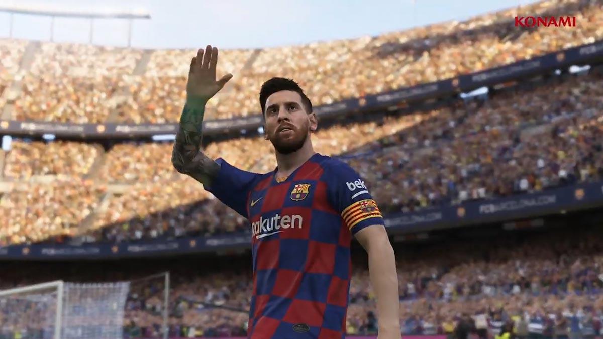 Pro Evolution Soccer 2020 llega el 10 de septiembre con Messi en la portada