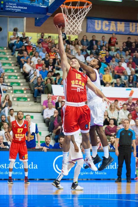 El equipo cajista no aprovecha la ausencia de la estrella del UCAM, Facundo Campazzo, y se coloca con balance negativo en la Eurocup (1-2)