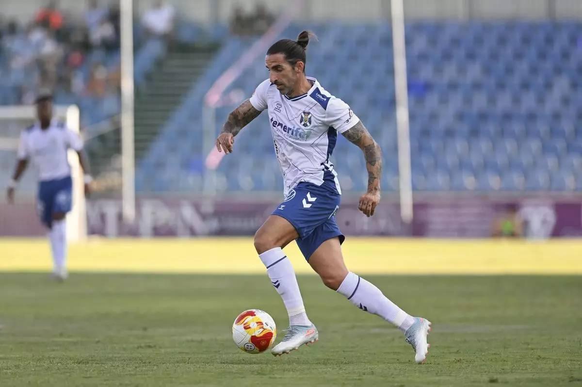 Marc Mateu, en el partido contra el Guadalajara de la primera jornada.