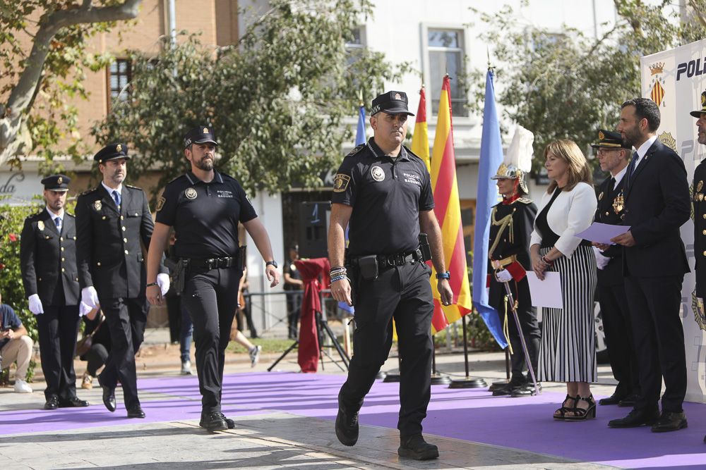 Así ha transcurrido el acto institucional de la Policía Local en el Port de Sagunt