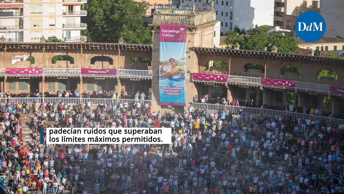 Imagen de un concierto en la plaza de toros de Palma