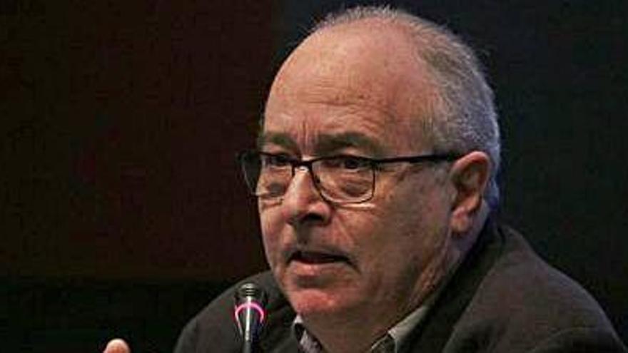 El conseller d&#039;Educació, Josep Bargalló, en la presentació de l&#039;estudi