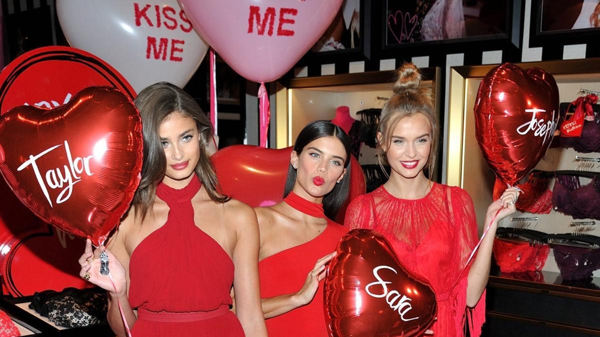 Los Ángeles de Victoria's Secret se preparan para San Valentín