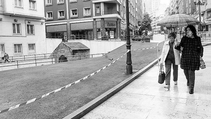 Una nueva 
 zona verde 
 junto a la fuente  de Foncalada