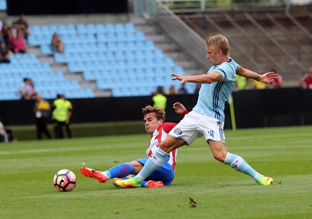 El Atlético de Madrid arrasó al Celta en una segunda parte para el olvido después de que los vigueses hubieses sido superiores durante los primeros cuarenta y cinco minutos