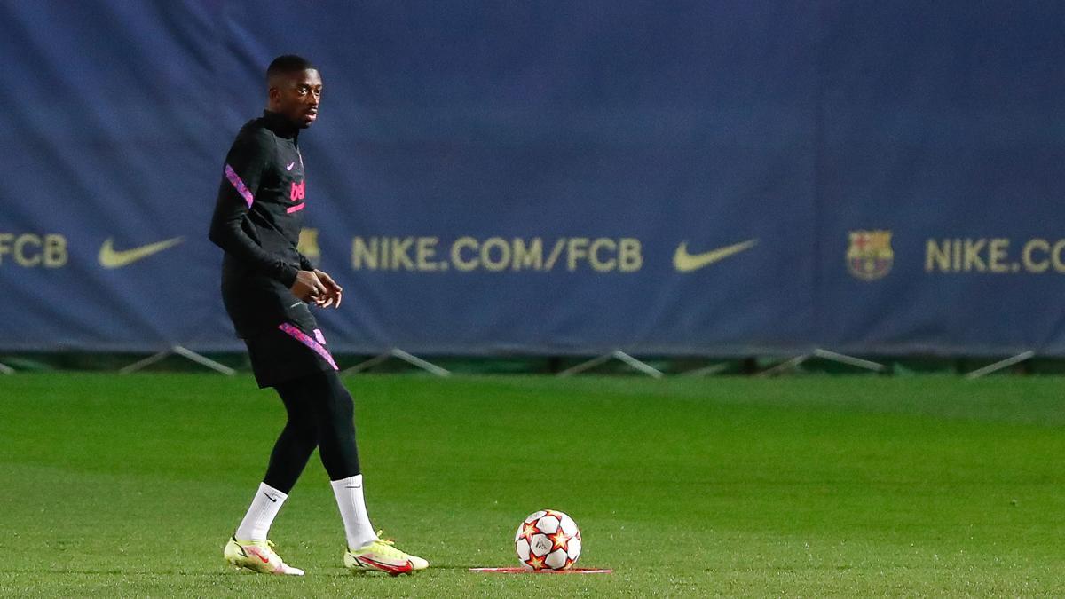 Así ha sido el entrenamiento del Barça en la previa del partido ante el Benfica