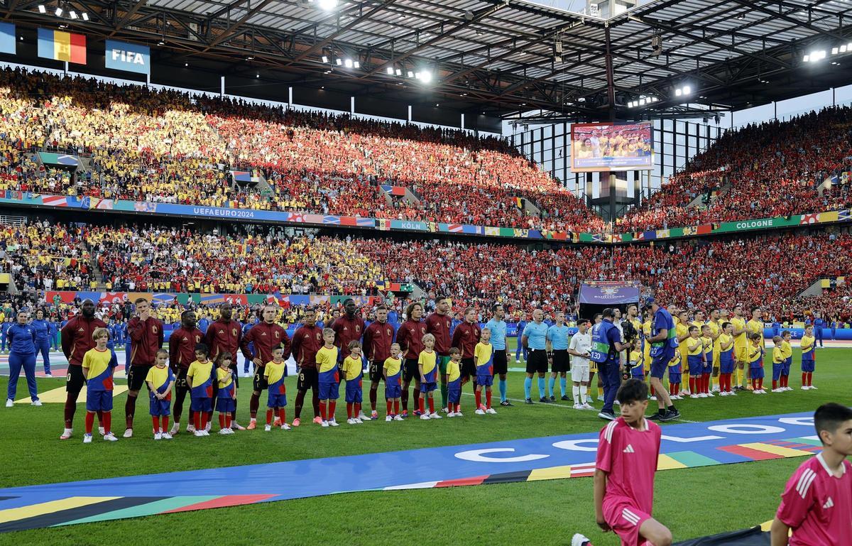 Eurocopa 2024 | Fase de grupos: Bélgica - Rumanía, en imágenes.