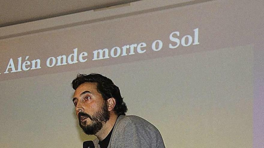 Os organizadores do evento, onte, na presentación dos premios. // S.A.