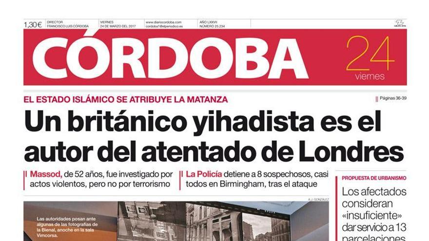 La portada de CÓRDOBA