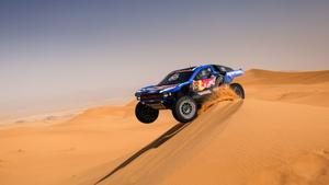 225 SAINZ Carlos (esp), CRUZ Lucas (esp), Ford M-Sport, Ford, Ultimate, FIA W2RC, action during the Stage 7 of the Dakar 2026, on January 11, 2026 between Riyadh and Wadi Ad-Dawasir, Saudi Arabia - Photo Antonin Vincent / DPPI AFP7 11/01/2026 ONLY FOR USE IN SPAIN. ANTONIN VINCENT / DPPI / AFP7 / Europa Press;2026;Arabie Saoudite;DAKAR;ETAPE 7;Motorsport;RALLY-RAID;SAUDI ARABIA;STAGE 7;DAKAR 2026 - STAGE 7