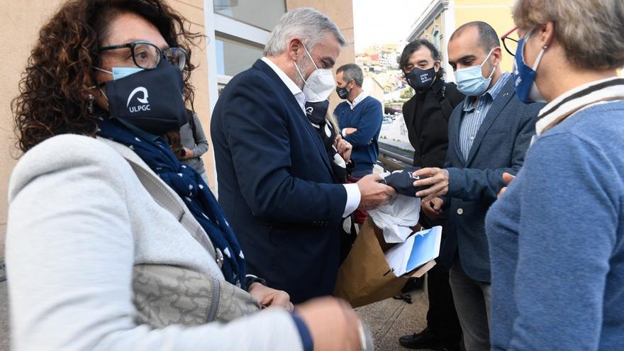 Inscripción de la candidatura del catedrático Lluis Serra Majem a Rector de la ULPGC