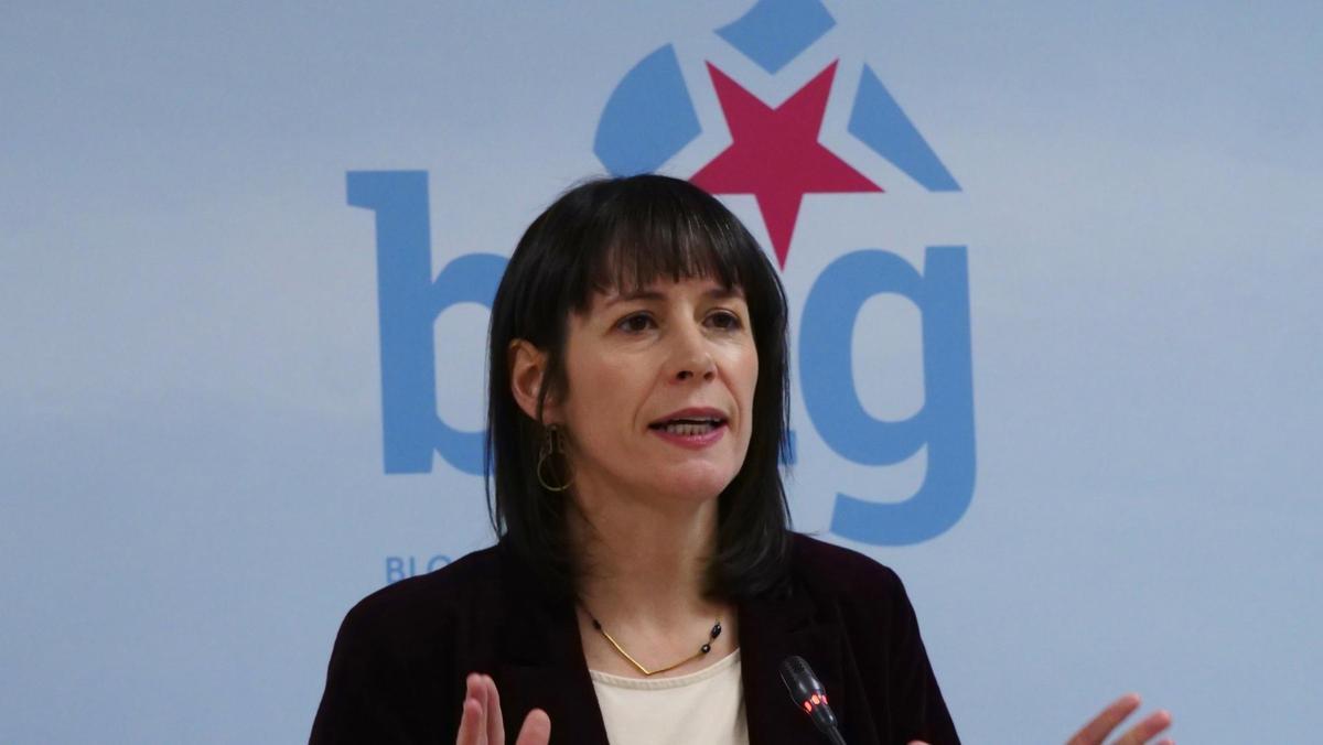 Ana Pontón, en una comparecencia.